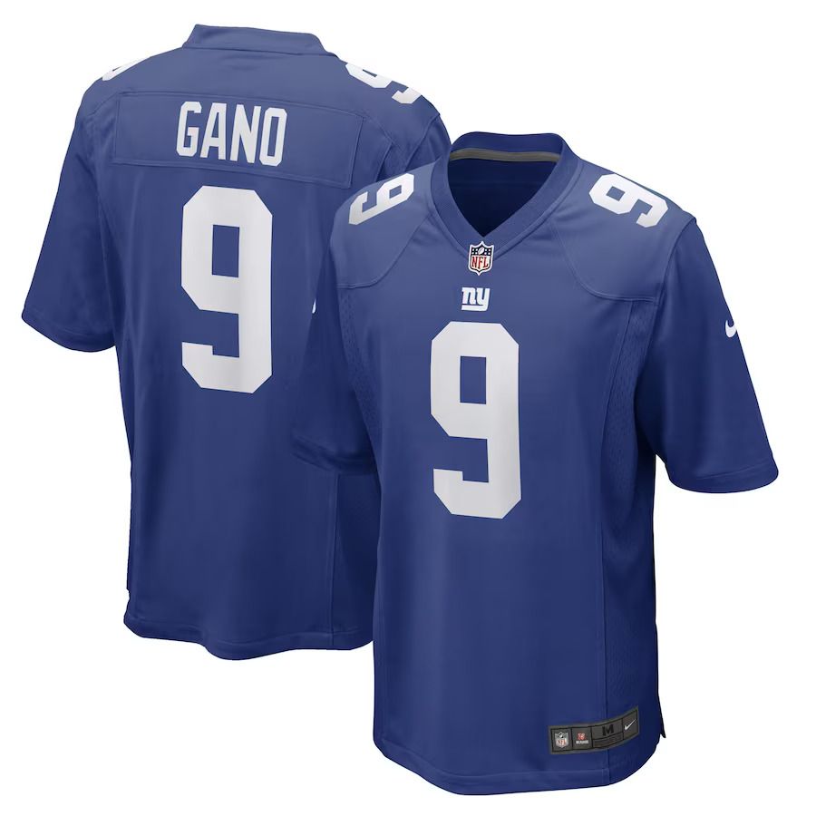 Men New York Giants 9 Graham Gano Nike Royal Team Game Player NFL Jersey